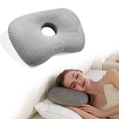 Swaycy vista frontal de la almohada lateral protegiendo la oreja y evitando presión