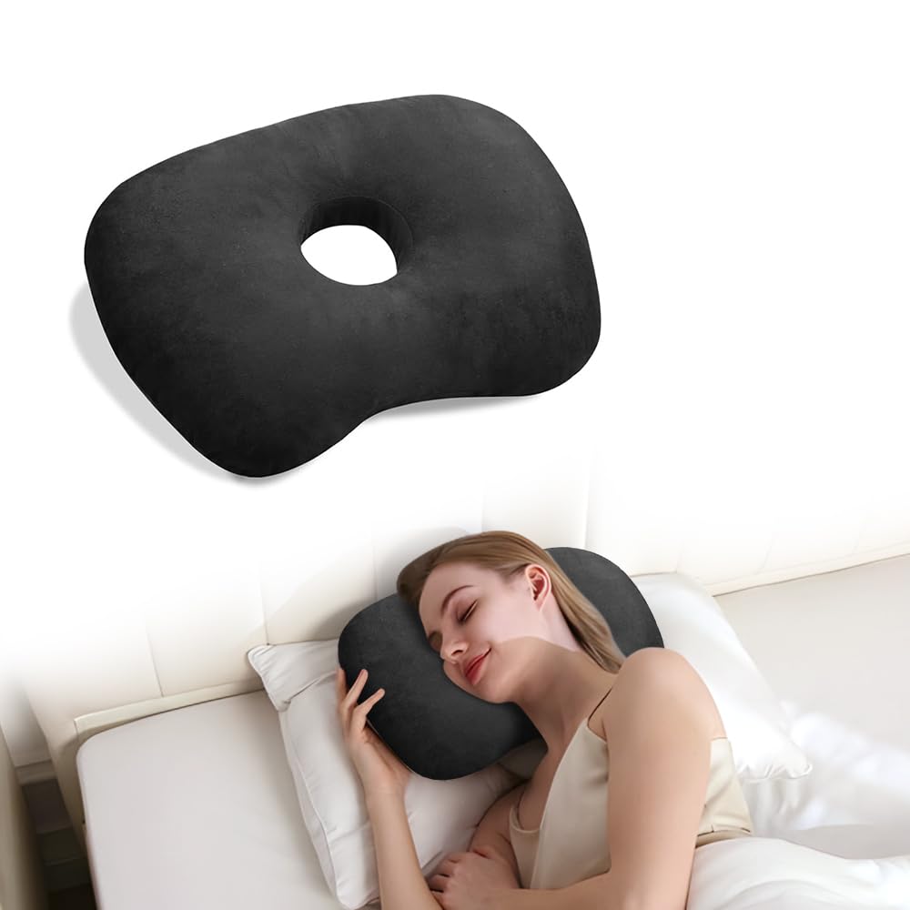 Swaycy vista frontal negro mostrando forma curva y confort