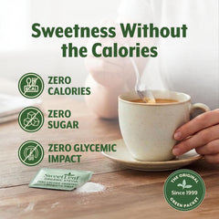 SweetLeaf en café preparado mostrando uso inmediato y sabor