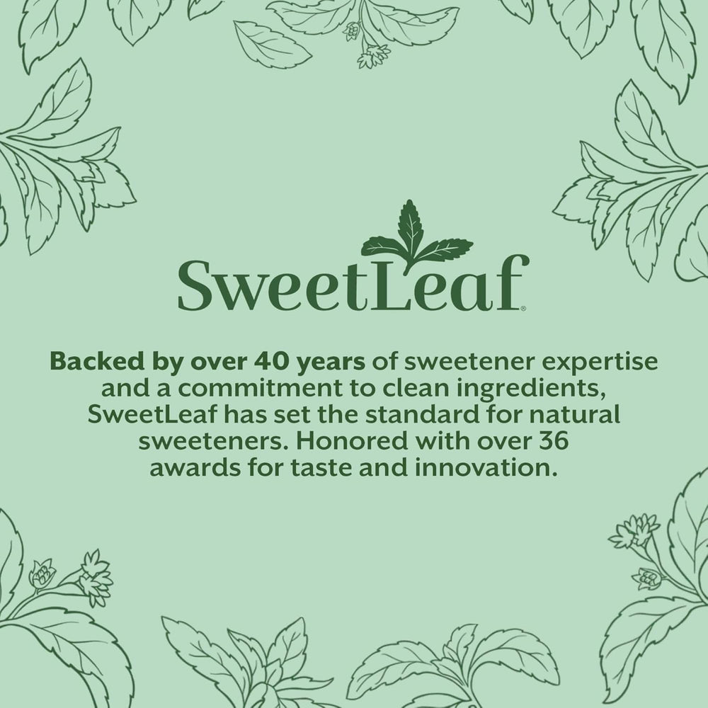 SweetLeaf en mesa de desayuno saludable para estilo de vida activo