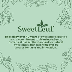 SweetLeaf en mesa de desayuno saludable para estilo de vida activo
