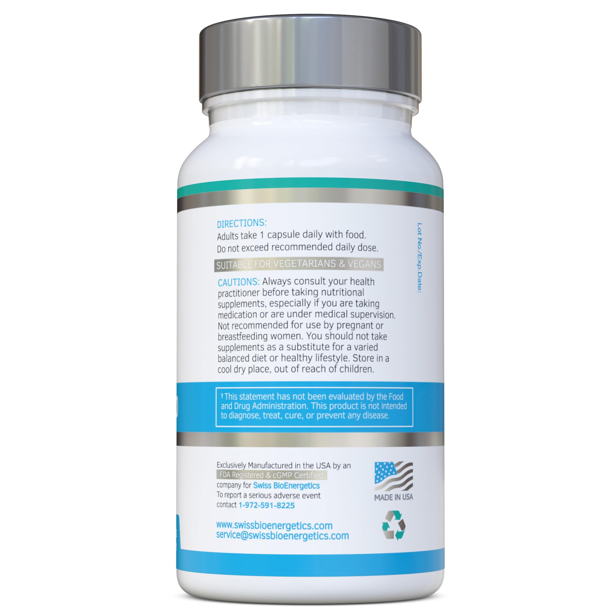 Swiss Bioenergetics polvo/ingrediente mostrando proceso de fermentación natural