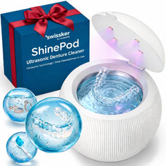 Swissklip ShinePod vista frontal compacto y moderno para limpieza eficaz