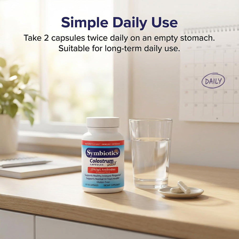 Symbiotics frasco en cocina transmitiendo uso diario sencillo