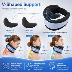 SYNERFLEXA almohadillas en V de distintas alturas para ajuste personalizado