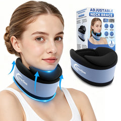 SYNERFLEXA frente del collar mostrando diseño y cierre, comodidad inmediata