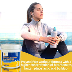 Synerplex botella deportiva durante entrenamiento para recuperación eficiente