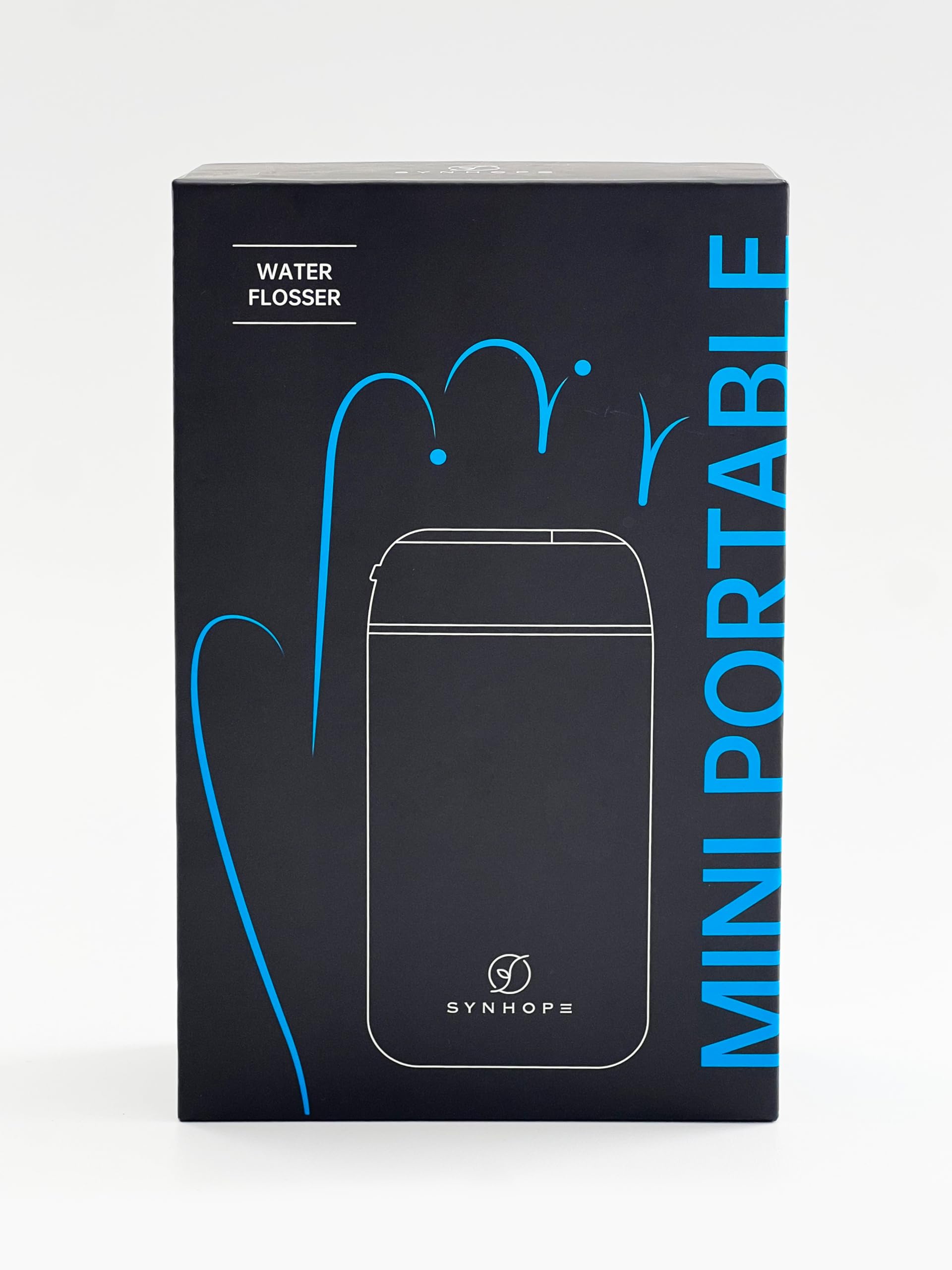 SYNHOPE contenido de la caja con boquillas y manual, listo para usar