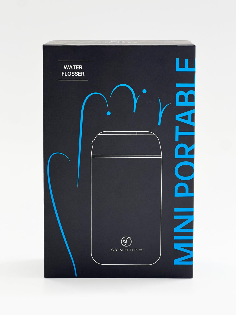 SYNHOPE contenido de la caja con boquillas y manual, listo para usar