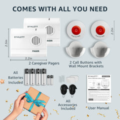 SYNLETT accesorios y baterías incluidos, configuración sin esfuerzo y lista