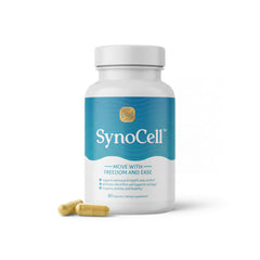 Synocell envase frontal mostrando la fórmula y beneficios