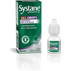 Systane etiqueta del envase con instrucciones y direcciones claras