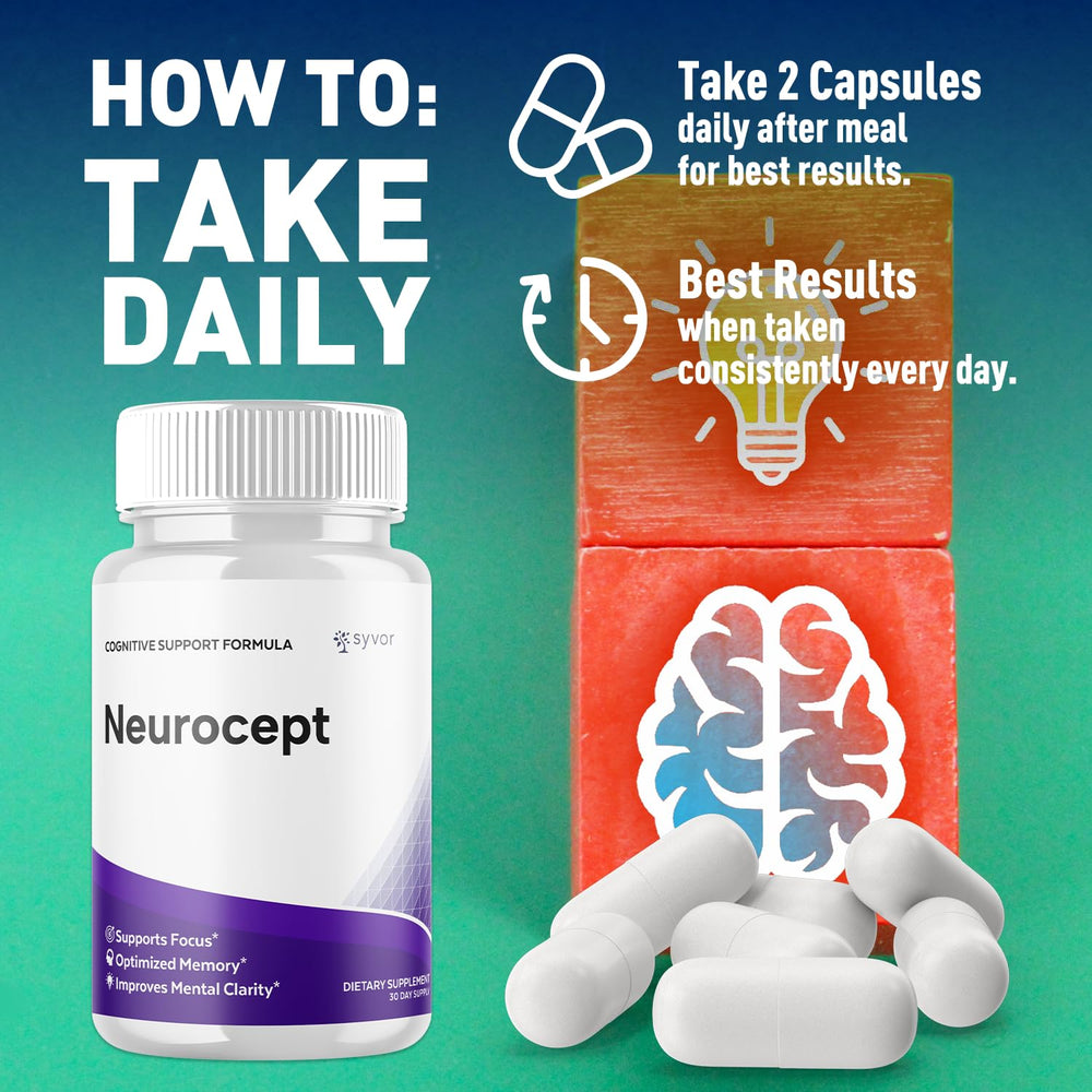 Syvor Neurocept etiqueta nutricional destacando ingredientes clave