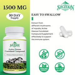SZCZEKIN etiqueta con lista de ingredientes orgánicos clara