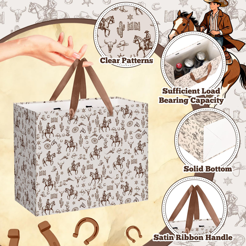 TagreSpike bolsa en mesa de fiesta western que mejora la decoración