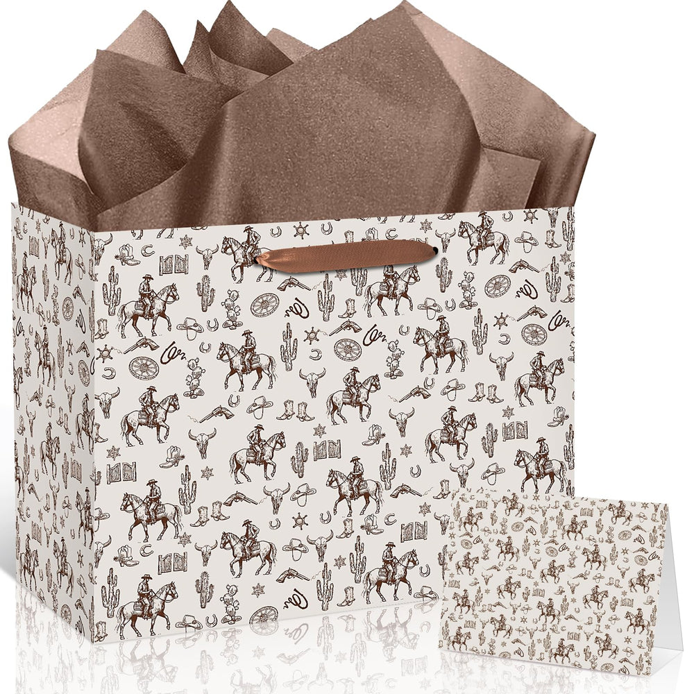 TagreSpike bolsa frontal con diseño cowboy ideal para regalo temático