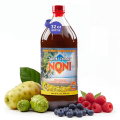 Tahiti Trader frente del envase 32oz mostrando diseño claro y presentación práctica