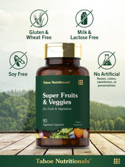 Tahoe Nutritionals etiqueta nutricional clara con ingredientes listados