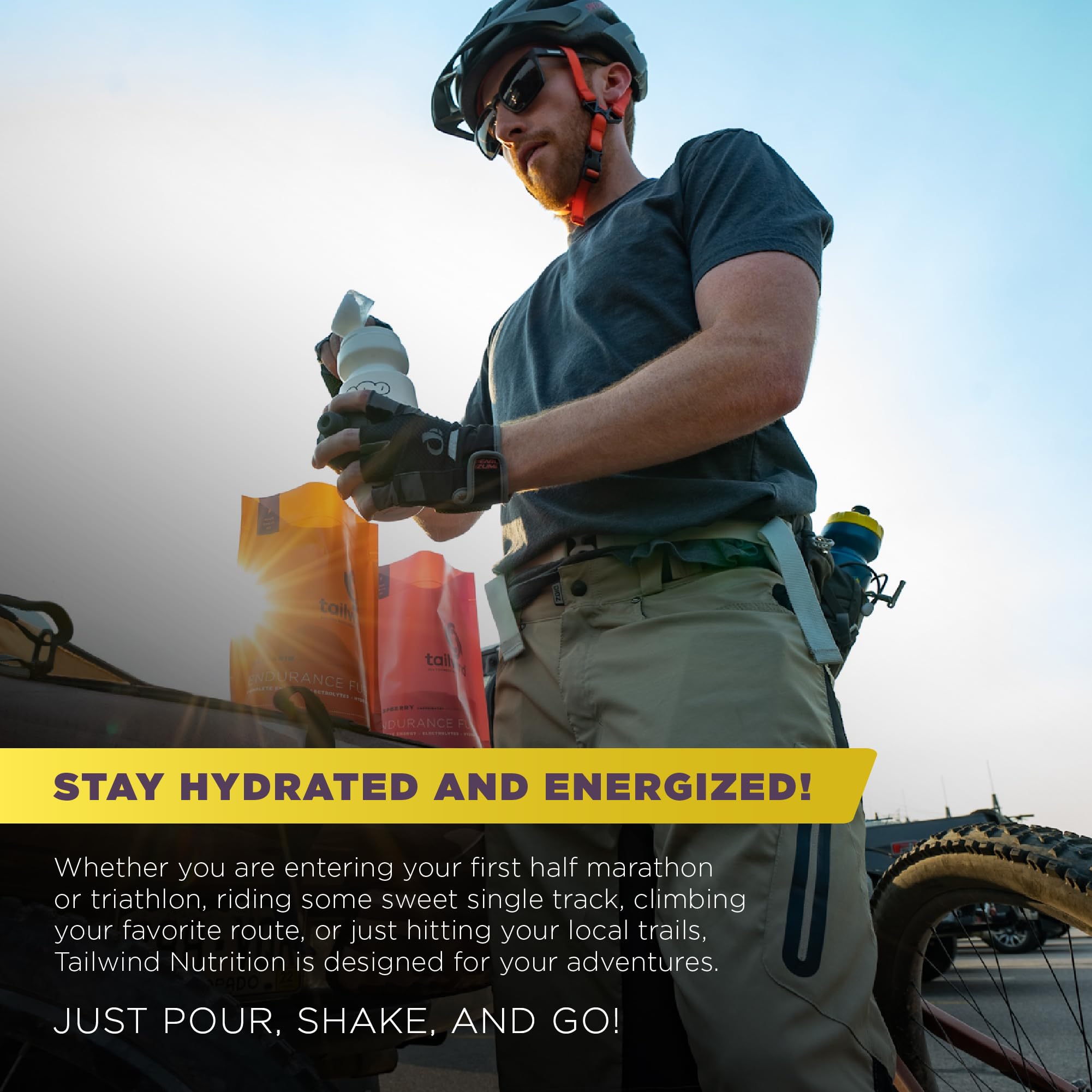 Tailwind Endurance Fuel Lemon bidón limpio sin residuos, fácil limpieza tras el uso