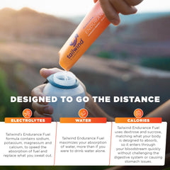 Tailwind Nutrition botella preparada con Endurance Fuel Mandarin para hidratación continua