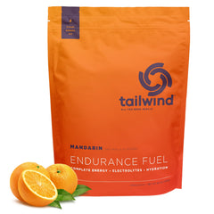 Tailwind Nutrition frente del empaque mostrando bolsa y sabor Mandarin como ventaja práctica