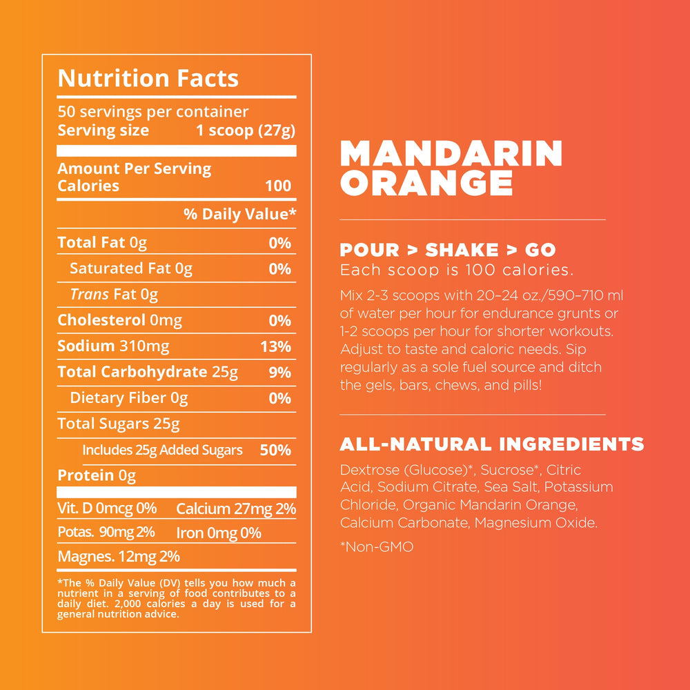 Tailwind Nutrition deportista en bicicleta usando Endurance Fuel Mandarin para energía sostenida