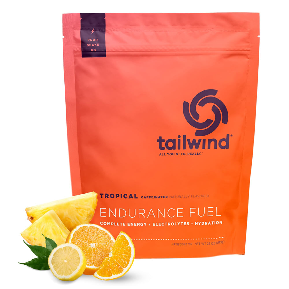 Tailwind Nutrition bolsa frontal mostrando 30 servicios y uso práctico