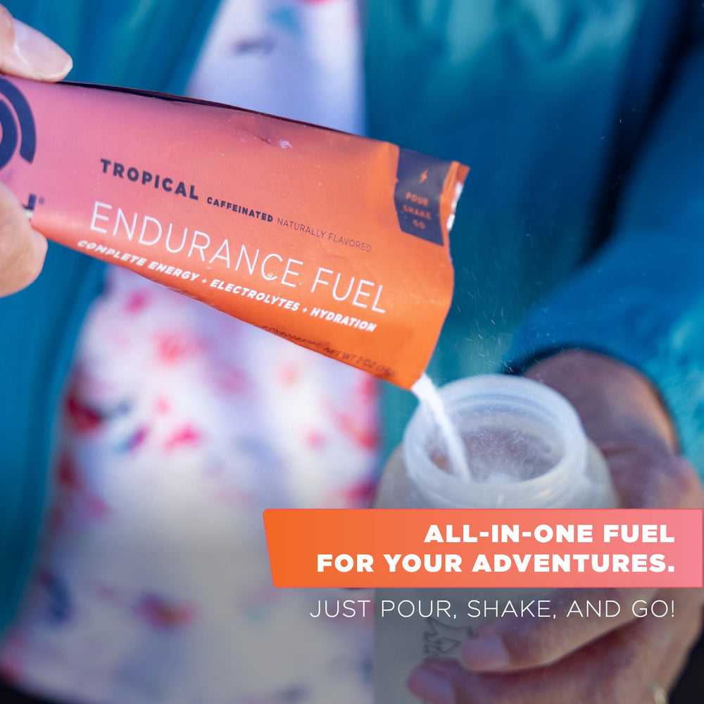 Tailwind Nutrition ingredientes de Tropical Buzz en primer plano limpieza y calidad
