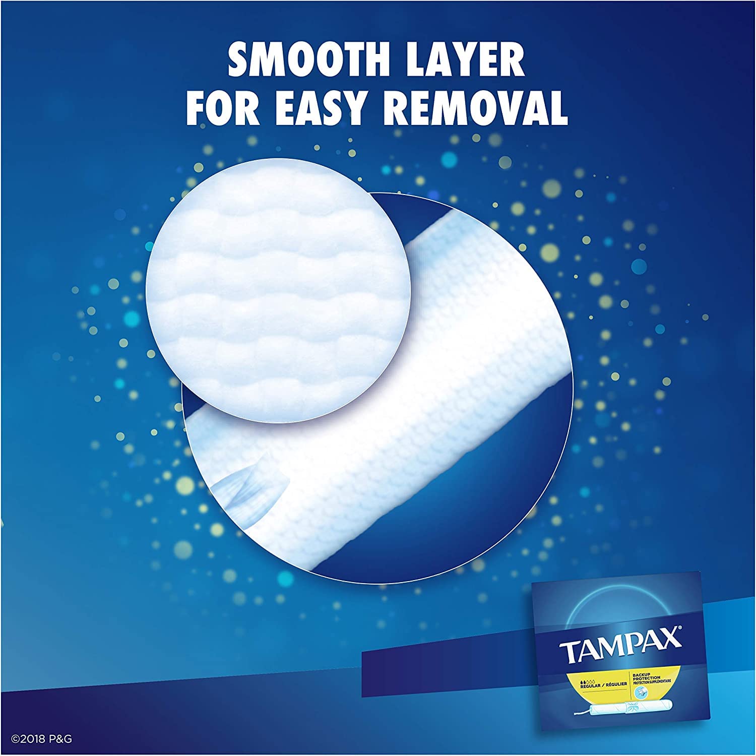 Tampax demostración de colocación con aplicador de cartón para mayor control
