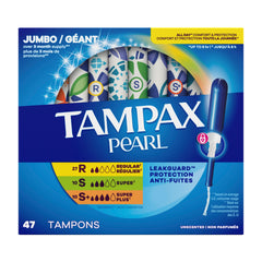 Tampax Pearl escena lifestyle con producto en bolso lista para el día a día