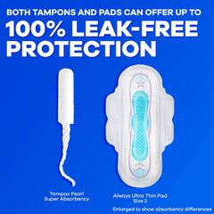 Etiqueta de certificado OEKO-TEX en producto Tampax para mayor confianza
