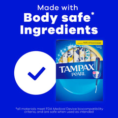 Tampax detalle del cordón resistente para extracción cómoda
