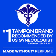 Ilustración de cómo insertar Tampax Pearl usando el aplicador correctamente