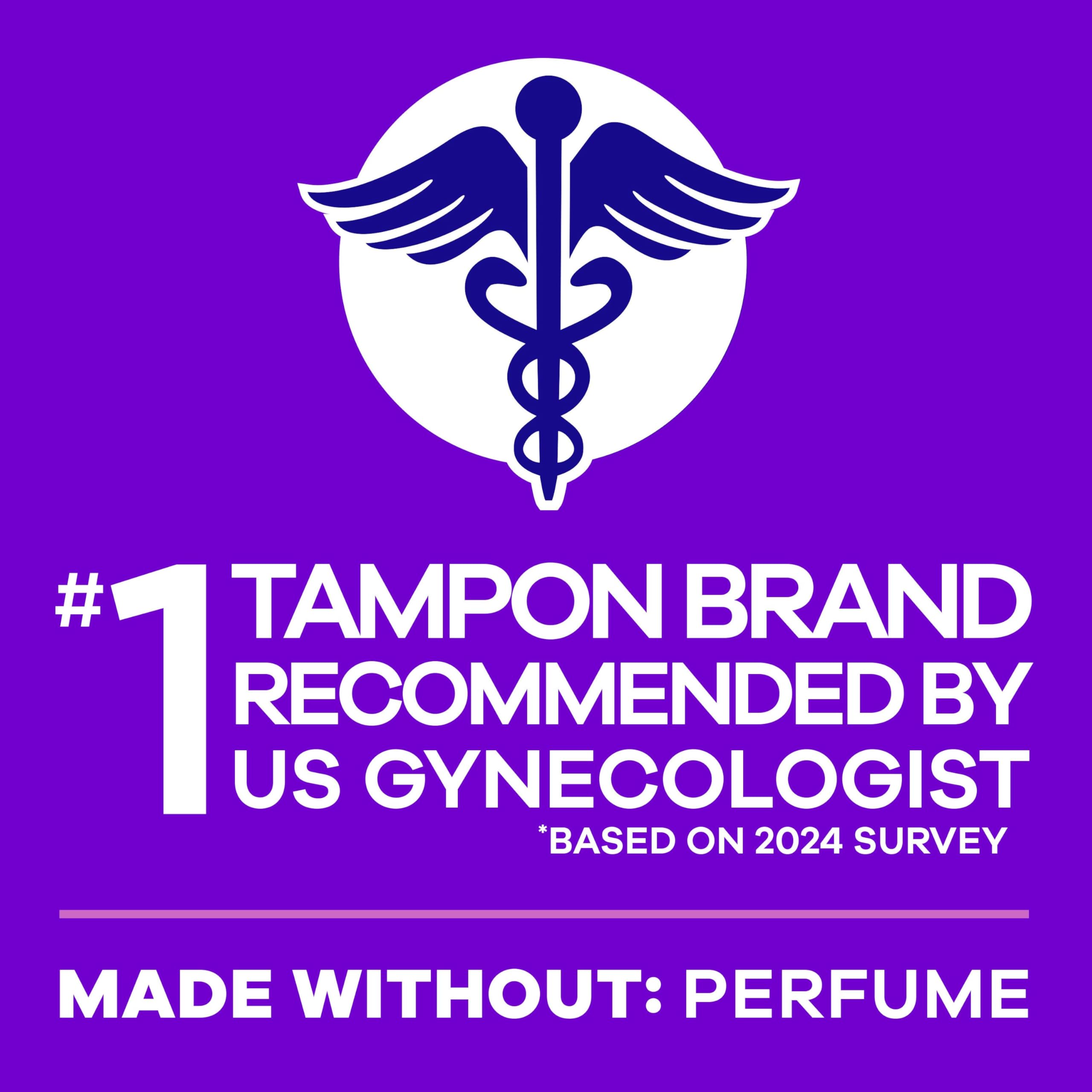 Tampax Radiant aplicación con la mano mostrando uso correcto y confianza