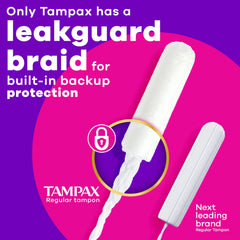 Tampax Radiant envoltura CleanSeal para eliminación discreta y silenciosa