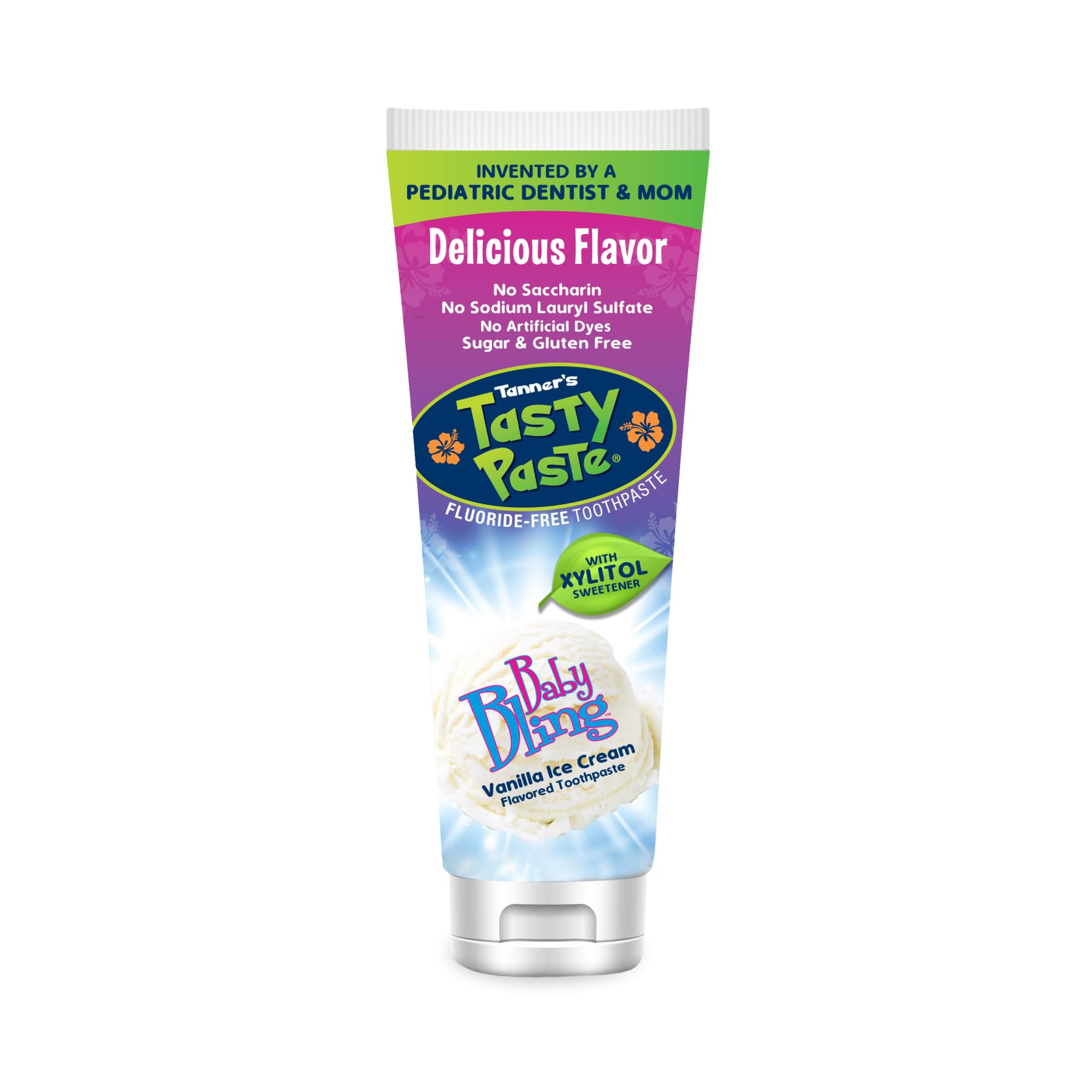 Tanner's Tasty Paste frente del empaque mostrando diseño y seguridad