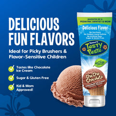 Tanner's Tasty Paste detalle de ingredientes principales sin SLS ni colorantes