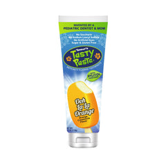 Tanner's Tasty Paste frente del envase mostrando diseño y sabor Orange Cream