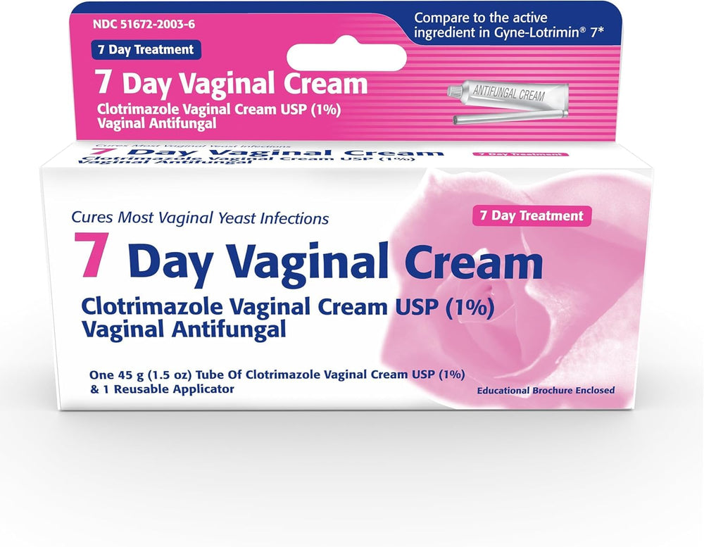 TARO crema vaginal frontal mostrando tubo y pack para almacenamiento