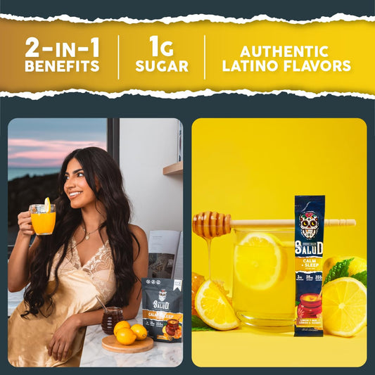 Taste Salud detalle del polvo y su textura, claridad de ingredientes activos