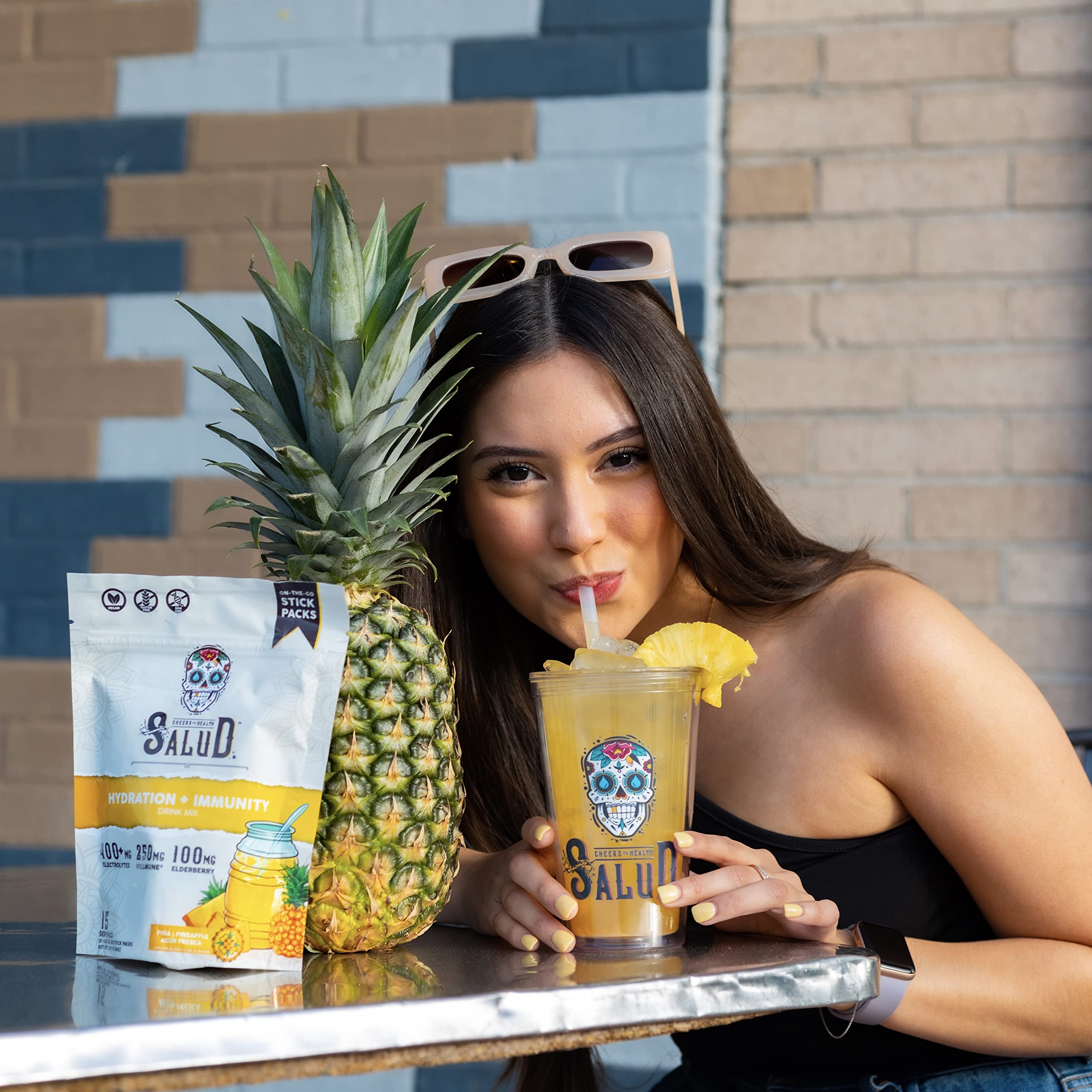 Taste Salud sticks en mochila, ideal para viajes y actividades