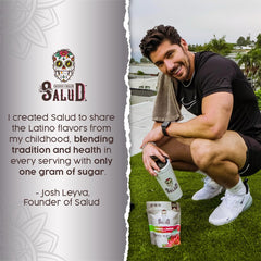 Taste Salud persona bebiendo hibisco tras entrenamiento para enfoque y energía