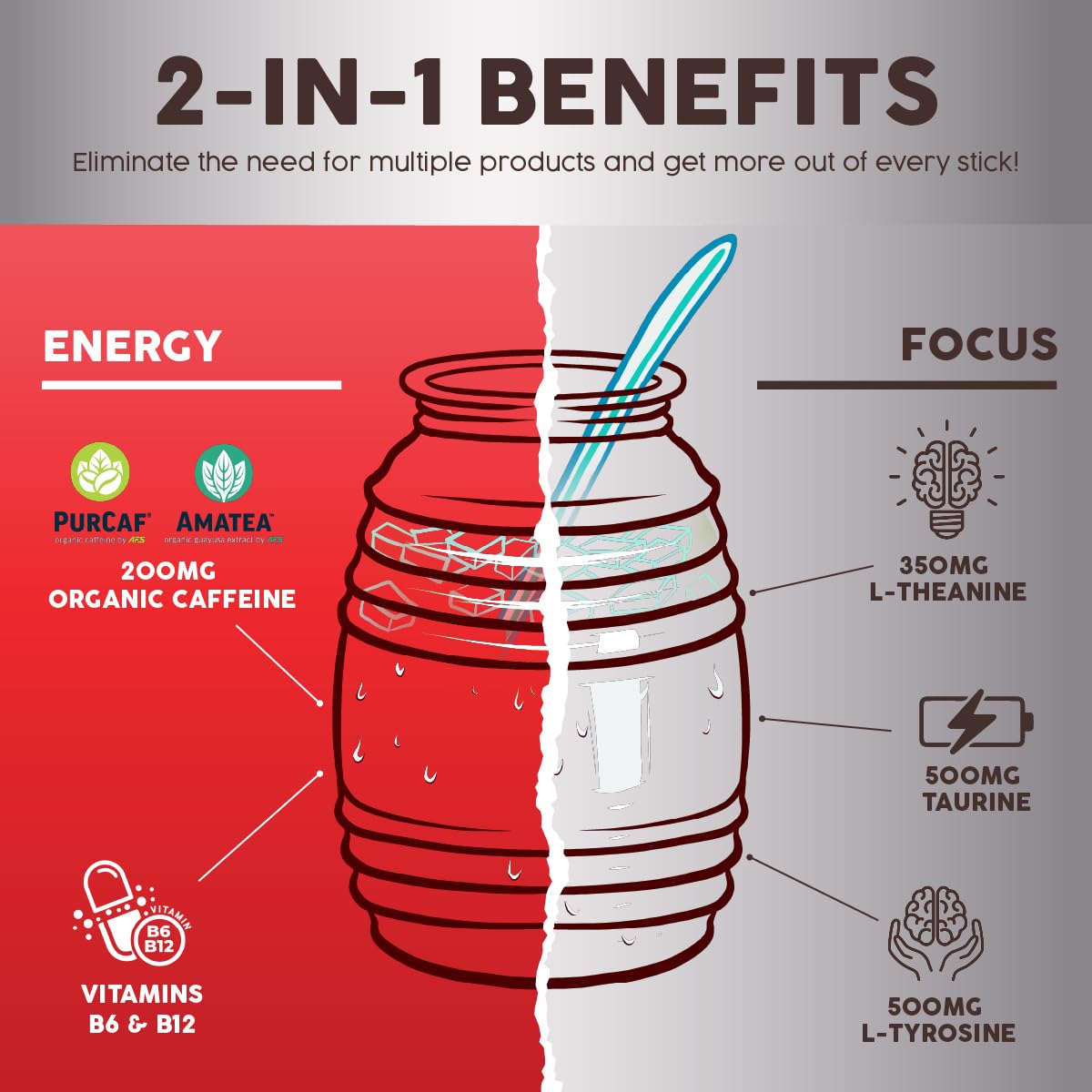 Taste Salud botella deportiva con bebida, ideal para energía pre-entrenamiento