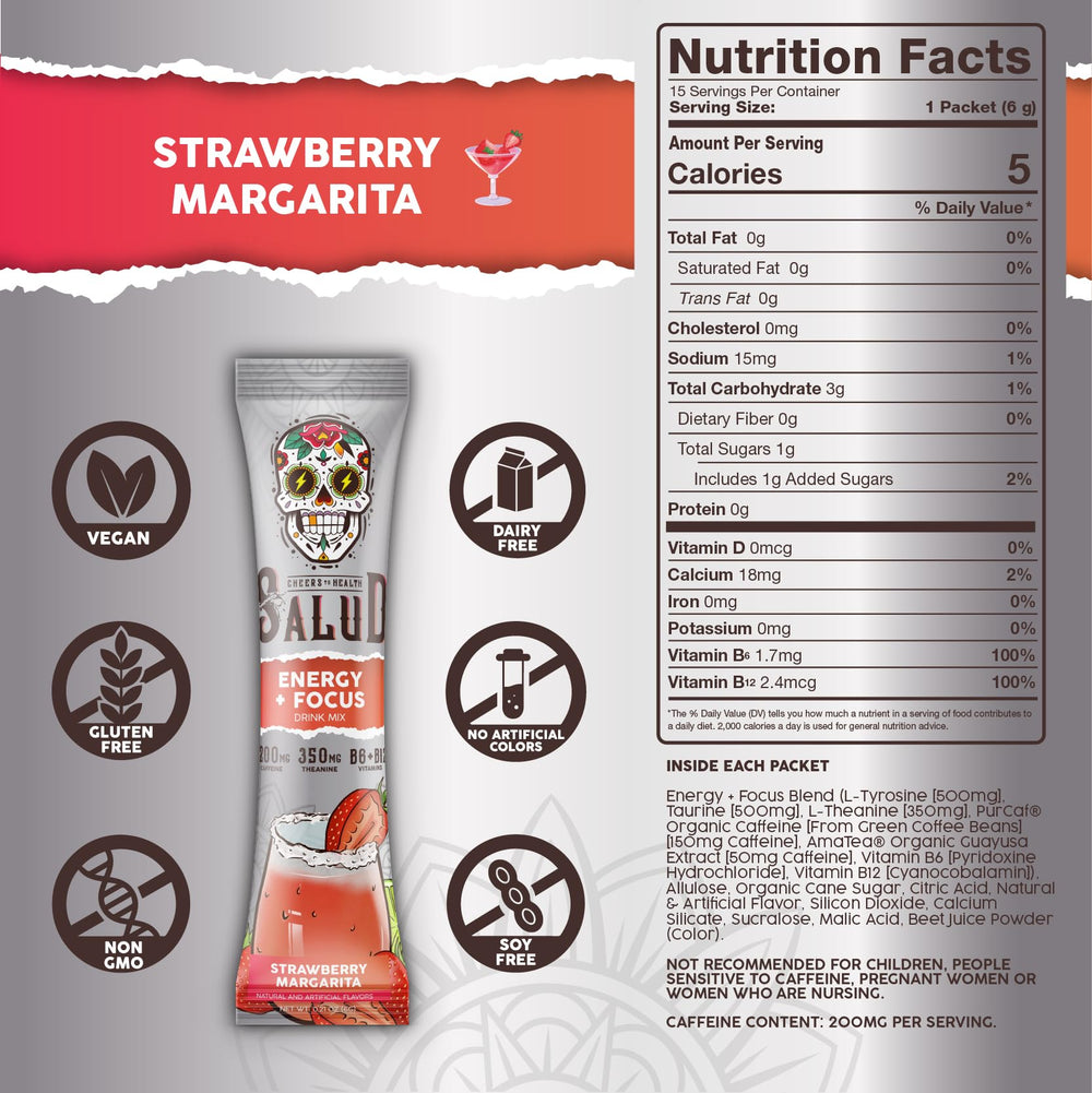 Taste Salud polvo textura cercana evidencia de mezcla fina y disolución rápida