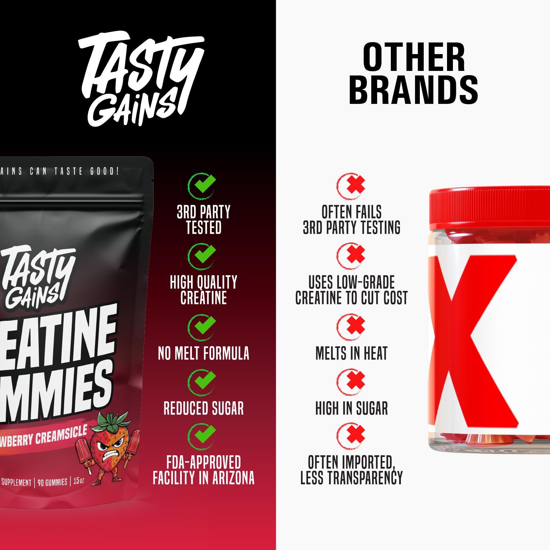 TASTY GAINS bote junto a pesas en gimnasio mostrando uso preentreno conveniente