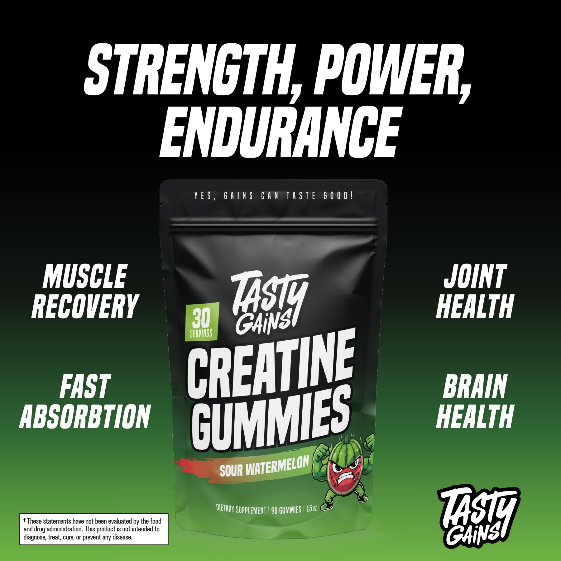 TASTY GAINS gominolas en bol en ambiente de entrenamiento motivador