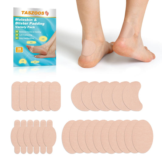TASZOOS empaque frontal con 28 almohadillas, protección inmediata