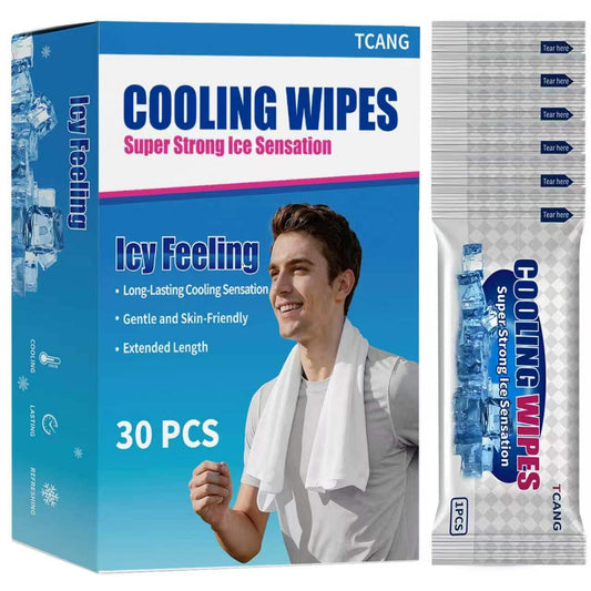 TCANG empaque frontal muestra el paquete de 30 toallitas para transporte y conveniencia
