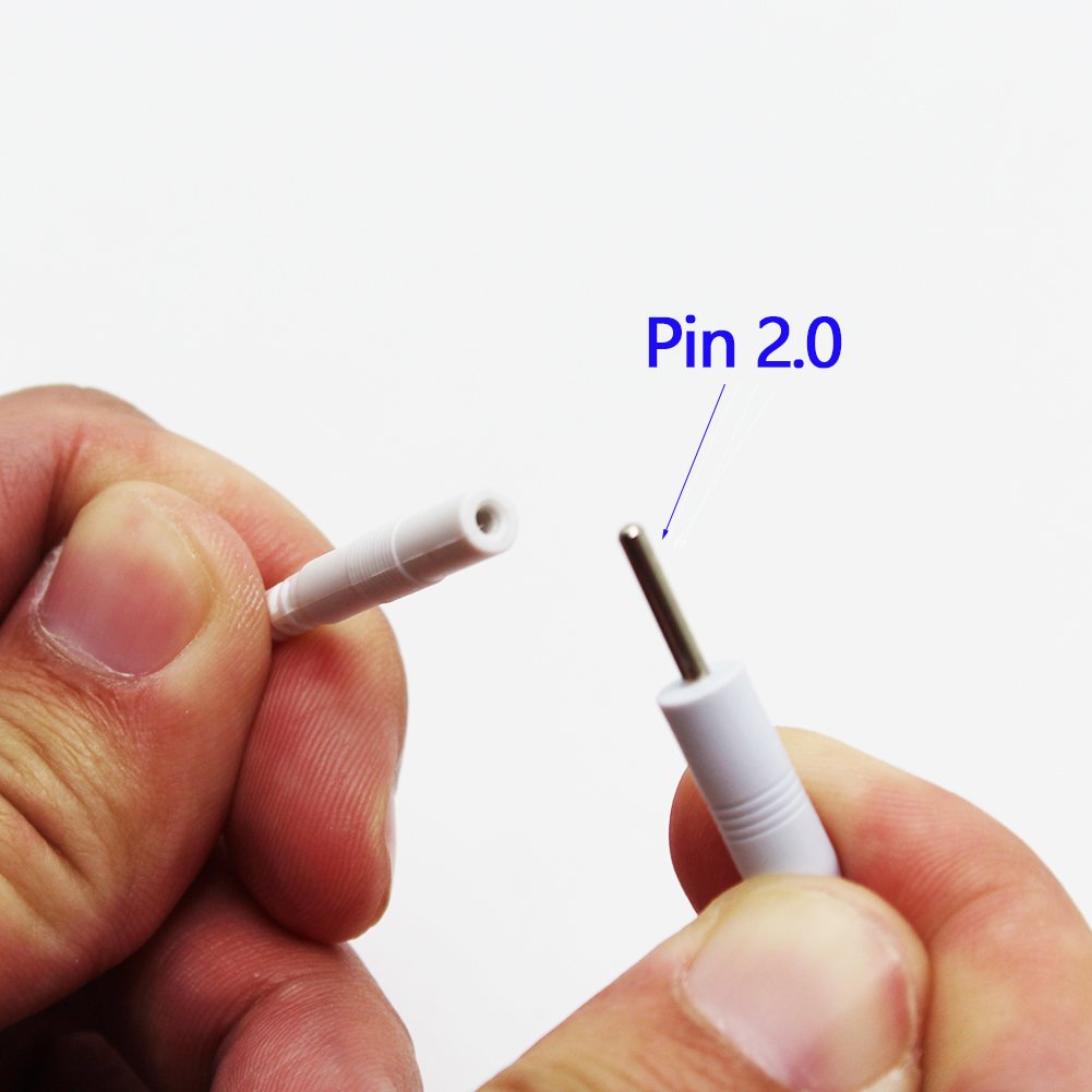 TCFAFA cables blancos con pin 2,0 mm listos para conectar