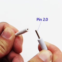 TCFAFA cables blancos con pin 2,0 mm listos para conectar